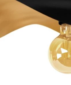 Grosses soldes 😀 Tosel Suspensions Suspension Acier Noir 🔥 -Luminaires Vintage Soldes suspension acier noir 2