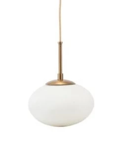 Sortie 😀 House Doctor Suspensions Lampe Suspension Vintage En Verre Gris Small 22cm 😉 -Luminaires Vintage Soldes suspension blanche small 22cm