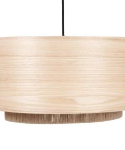 Meilleure affaire 🧨 Maisons Du Monde Suspensions Suspension Bois Beige Et Métal D40 🔥