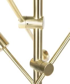 Grosses soldes 🎉 QAZQA Suspensions Suspension En Acier Doré/laiton 💯 -Luminaires Vintage Soldes suspension en acier dore laiton 4