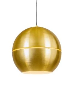 Grosses soldes ⭐ QAZQA Suspensions Suspension En Aluminium Doré/laiton ✨