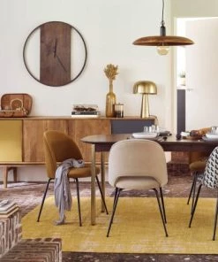 Bon marché 🤩 Maisons Du Monde Suspensions Suspension En Bois De Manguier ❤️ -Luminaires Vintage Soldes suspension en bois de manguier 1000 1 31 221103 3