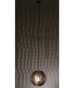 Meilleure affaire ✔️ Dutchbone Suspensions Suspension En Cuivre Ronde Large ⭐ -Luminaires Vintage Soldes suspension en cuivre ronde large 2