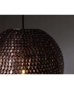 Meilleure affaire ✔️ Dutchbone Suspensions Suspension En Cuivre Ronde Large ⭐ -Luminaires Vintage Soldes suspension en cuivre ronde large 5