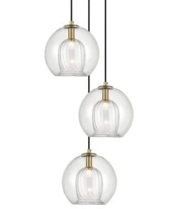 Coupon 🛒 Laurie Lumière Suspensions Suspension En Glass Laiton 🧨