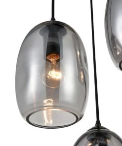 Acheter ✨ Keria Suspensions Suspension En Glass Noir ⭐ -Luminaires Vintage Soldes suspension en glass noir 11