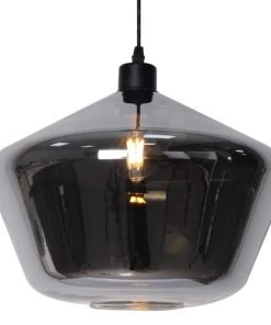 Bon marché 😍 Keria Suspensions Suspension En Glass Noir ❤️