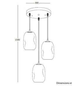 Acheter ✨ Keria Suspensions Suspension En Glass Noir ⭐ -Luminaires Vintage Soldes suspension en glass noir 9