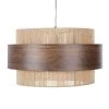 Meilleure vente 🎁 Maisons Du Monde Suspensions Suspension En Jute Tressé Main Et Vinyle Marron 🥰
