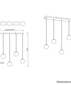 Le moins cher 😀 Keria Suspensions Suspension En Métal Blanc ⭐ -Luminaires Vintage Soldes suspension en metal blanc 3