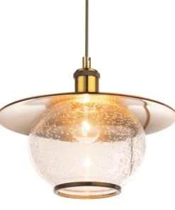 Top 10 😀 Globo Suspensions Suspension En Métal Bronze 🎁 -Luminaires Vintage Soldes suspension en metal bronze 2