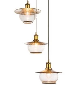 Tout neuf ❤️ Globo Suspensions Suspension En Métal Bronze 👍 -Luminaires Vintage Soldes suspension en metal bronze 7