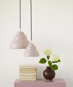 Grosses soldes ❤️ Super Living Suspensions Suspension En Métal Rose Mate Small 17 Cm 🤩 -Luminaires Vintage Soldes suspension en metal rose mate small 17 cm 2