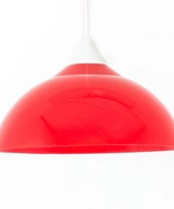 Remise 🤩 Keria Suspensions Suspension En Plastique_synthetic Rouge 🤩 -Luminaires Vintage Soldes suspension en plastique synthetic rouge 3