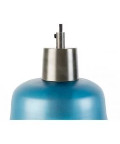 Meilleure vente 🎉 Drawer Suspensions Suspension En Verre Bleu Pétrole 👍 -Luminaires Vintage Soldes suspension en verre bleu petrole 5