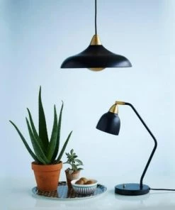 De gros ❤️ Super Living Suspensions Suspension Métal Bleu Et Laiton D36cm 🔔 -Luminaires Vintage Soldes suspension metal bleu et laiton d36cm 2