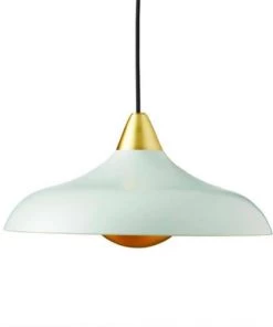 Remise 😍 Super Living Suspensions Suspension Métal Vert Et Laiton D36cm 😍