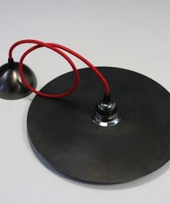 Grosses soldes 😀 Gérard Lamy Suspensions Suspension Ø 30 Cm Câble Rouge 🔔 -Luminaires Vintage Soldes suspension oe 30 cm cable rouge 2