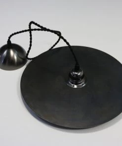 Remise 🔔 Gérard Lamy Suspensions Suspension Ø 30 Cm Câble Torsadé Noir 👍 -Luminaires Vintage Soldes suspension oe 30 cm cable torsade noir 2