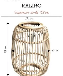 Remise 😀 Saudara Collections Suspensions Suspension Ronde 25cm ✨ -Luminaires Vintage Soldes suspension ronde 25cm 3