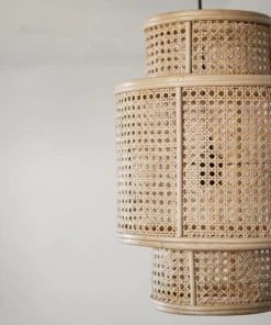 Meilleure affaire 👏 Saudara Collections Suspensions Suspension Rotin Et Cannage 🤩 -Luminaires Vintage Soldes suspension rotin et cannage 6