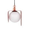 Coupon 🎉 Maisons Du Monde Suspensions Suspension Sphérique En Verre Et Métal Rouge H21 🧨