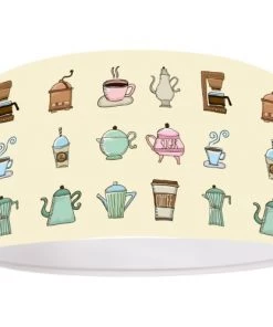 Meilleure vente 🔥 BPS Koncept Suspensions Suspension Tissu Multicolore ø50cm 💯 -Luminaires Vintage Soldes suspension tissu multicolore oe50cm 1