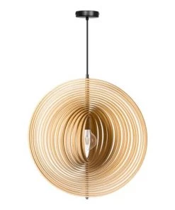 Remise ⭐ Vivabita Suspensions Suspension Vintage En Bois Brun 153 Cm 😀 -Luminaires Vintage Soldes suspension vintage en bois brun 153 cm 3